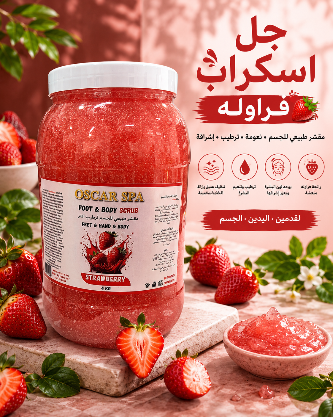 Strawberry Scrabble Gel